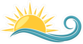 Sun And Sea Sticker