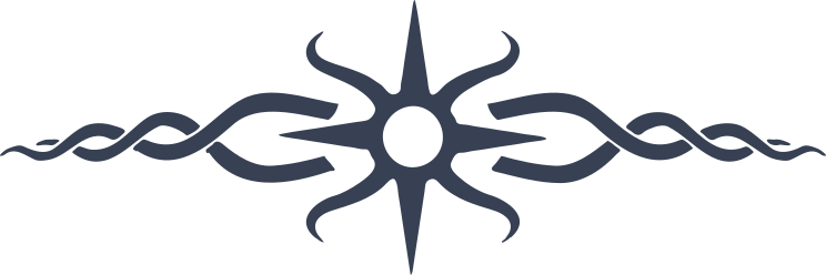 Sun Swirl Border Sticker