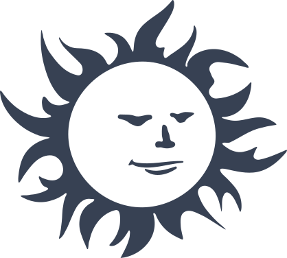 Sun With A Face Sticker