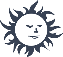 Sun With A Face Sticker
