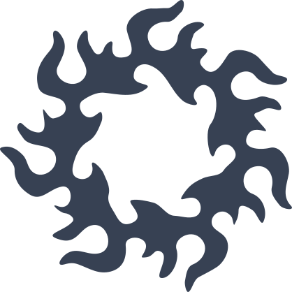 Sun With Flares Sticker