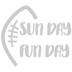 Sunday Funday, Football Sticker