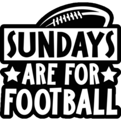 Sundays Are For Football Sticker