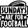 Sundays Are For Football Sticker