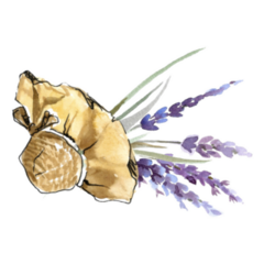 Sunhat Lavender Sticker