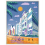 Sunny Day In Florida Art Deco Sticker