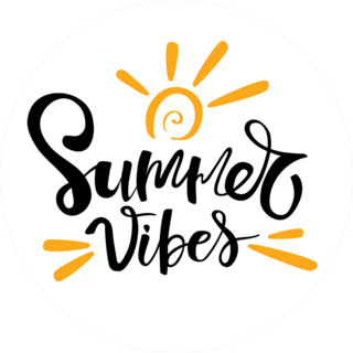 Sunny Summer Vibes Sticker