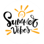 Sunny Summer Vibes Sticker