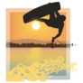 Sunset Wakeboarding Sticker