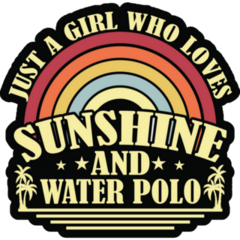 Sunshine And Water Polo Sticker