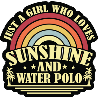 Sunshine And Water Polo Sticker
