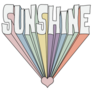 Sunshine Pastel Rainbow Sticker