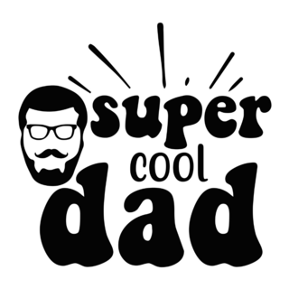 Super Cool Dad Fathers Day Sticker