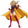 Super Heroine Ready For Battle Sticker