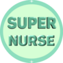 Super Nurse Sparkle Sticker