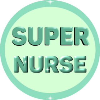 Super Nurse Sparkle Sticker
