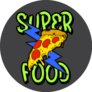 Superfood Pizza Lightning Sticker