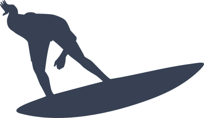 Surf Boarder Sticker