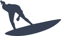 Surf Boarder Sticker