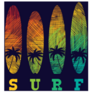 Surf Boards Palm Trees Sticker