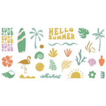 Surf Club Sticker Sheet