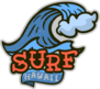 Surf Hawaii Tattoo Sticker