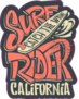 Surf Rider Catch The Wave California Sticker