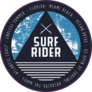 Surfing And Surf Rider In Florida, Miami Beach Sticker