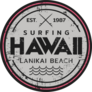 Surfing Hawaii, Lanikai Beach Sticker