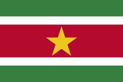 Suriname Country Flag Sticker