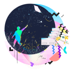 Surreal Pop Culture Sticker