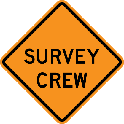 Survey Crew Sticker