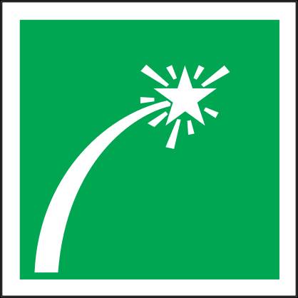 Survival Craft Distress Signals Icon Sign Sticker