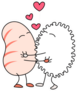 Sushi And Rice Ball Love Sticker