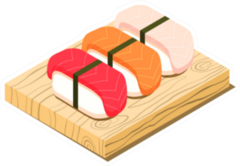 Sushi Board Sticker