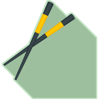 Sushi Chopsticks Sticker