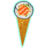 Sushi Ice Cream Sticker
