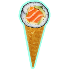 Sushi Ice Cream Sticker