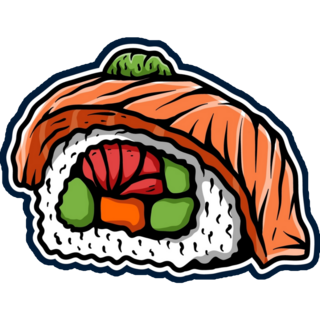 Sushi Illustration Sticker