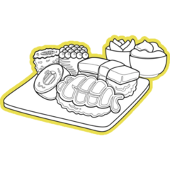 Sushi Japanese Food Sticker