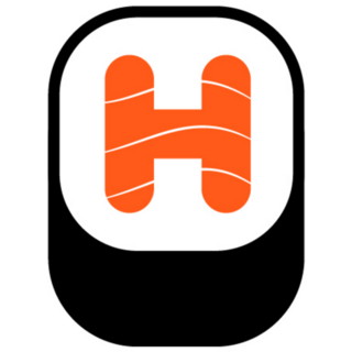 Sushi Letter H Sticker