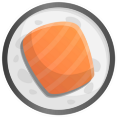 Sushi Roll Icon Sticker