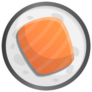 Sushi Roll Icon Sticker