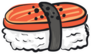 Sushi Roll Sticker