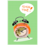 Sushi Time Funny Sticker