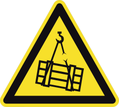 Suspended Load Sign Sticker