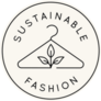Sustainable Fashion Emblem Logo Sticker