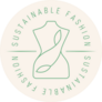 Sustainable Fashion Symbol Thrift Sticker