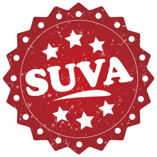 Suva Grunge Stamp Fiji Sticker