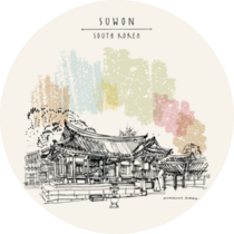 Suwon, South Korea Art Sticker